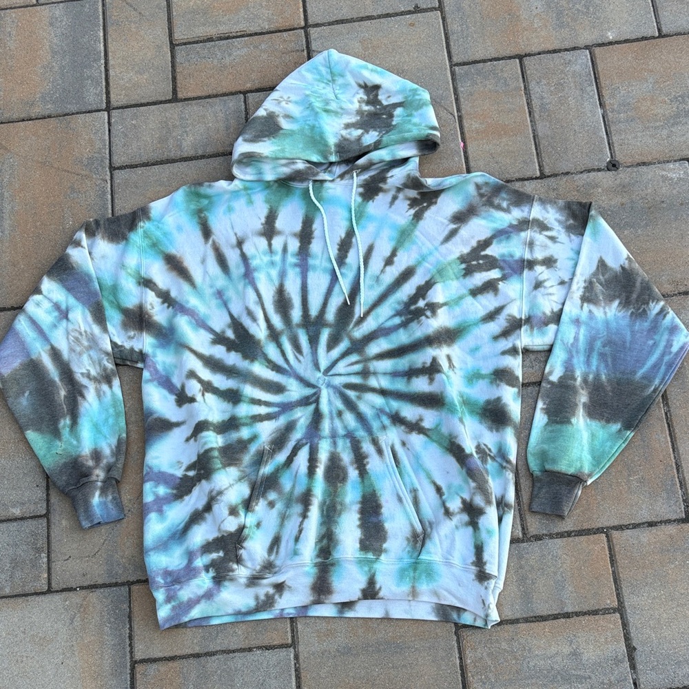 Hanes Multicolor Tie-Dye Hoodie